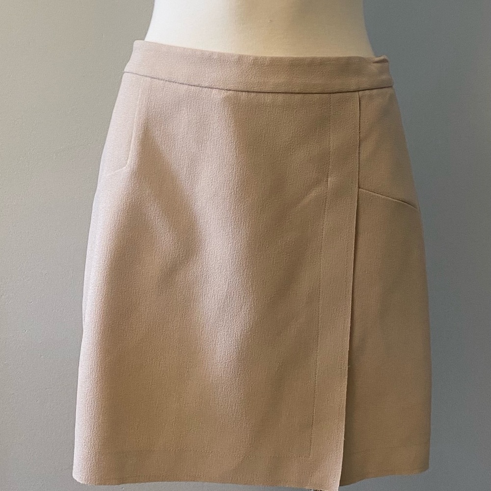 Topshop Crep Mini Tailored Skirt
